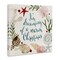 Stupell Industries Dreaming of Warm Christmas Phrase Canvas Wall Art